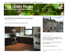 Tablet Screenshot of buildinggreenbc.com
